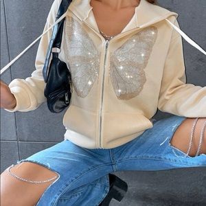 Butterfly gemstone jacket